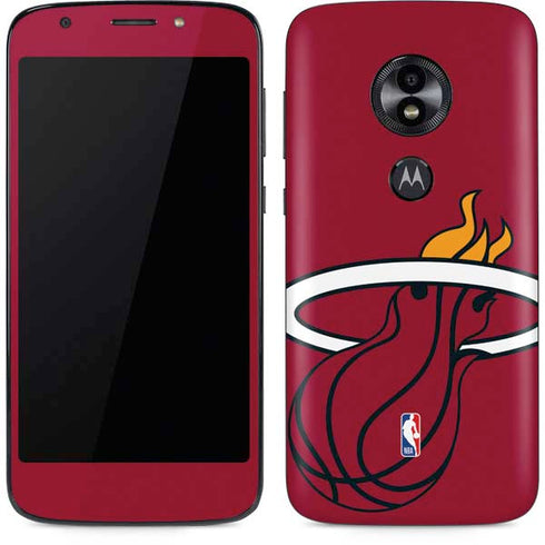 NBA Miami Heat Large Logo Moto E5 Play Skin